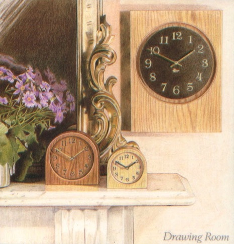 Brochure for Clock manufacturer drawing room